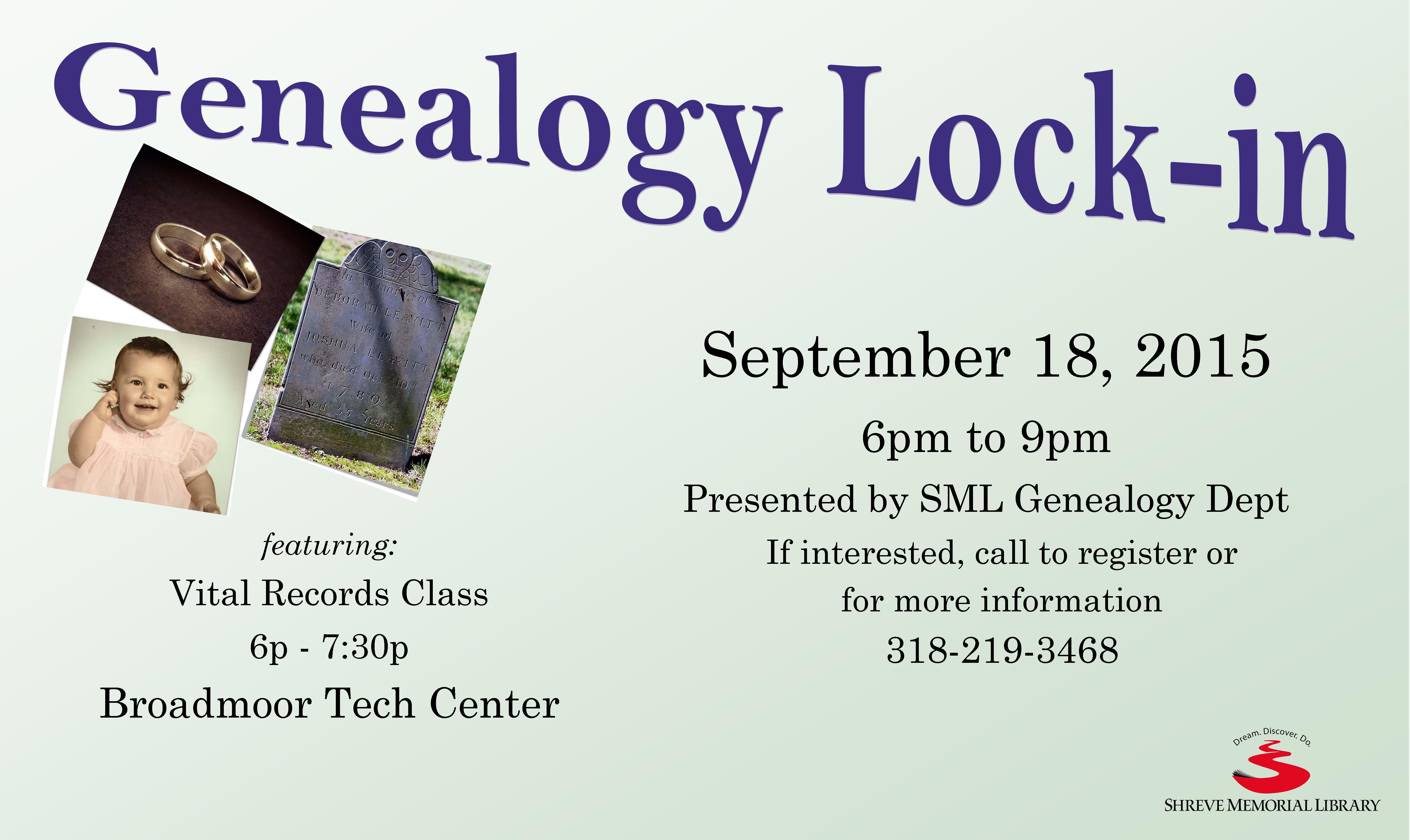 Genealogy Lock-In